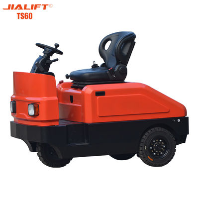 গুণ  6000kg Electric Tow Tractor Motors Seated Electric Baggage Tug  5500N কারখানা