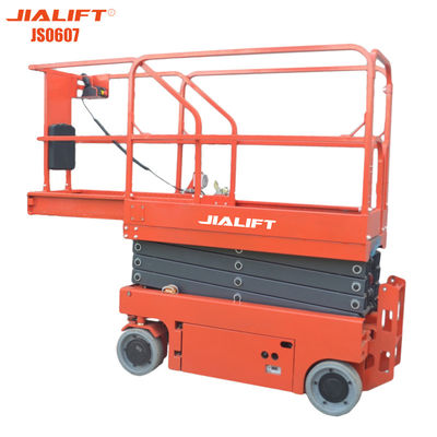 গুণ  Scissor Self Propelled Work Platform Arial Work Platform 7.8m 230kg Jialift কারখানা